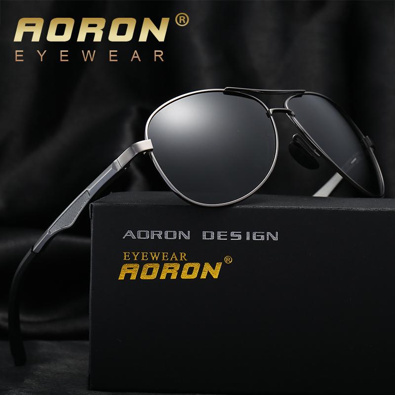 Metal Frame Men Fashion Polarized Sunglasses Classic Design Outdoor Vintage Anti Glare Driving Glasses Eyewear