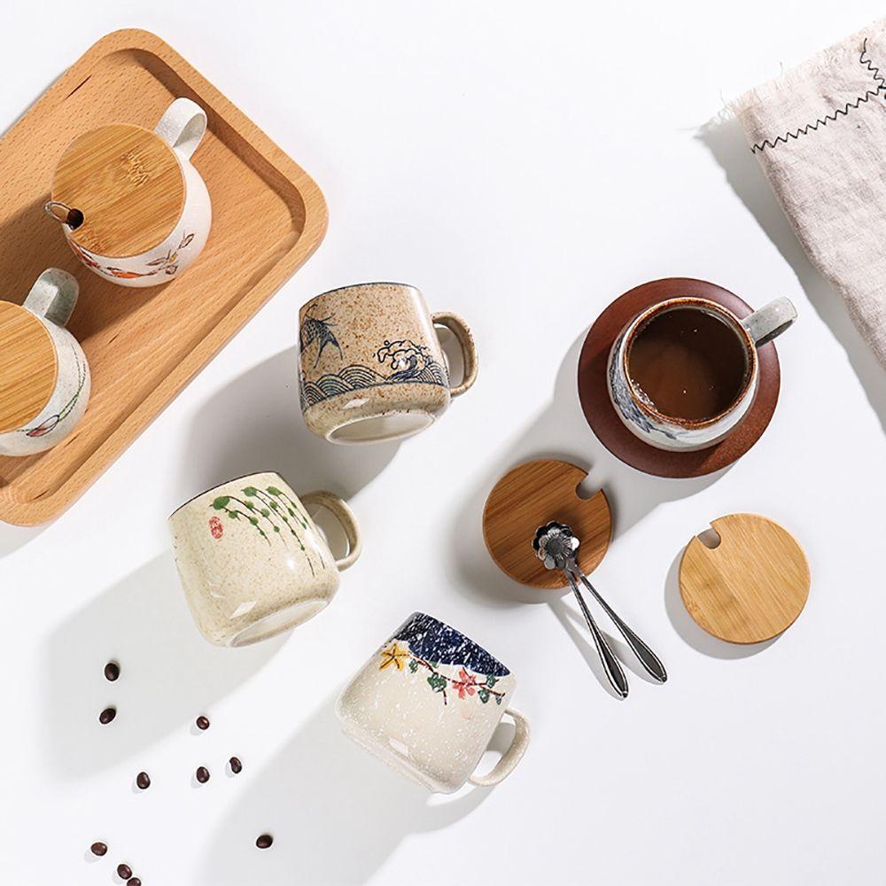 Glazed Handmade 380ml Household Large Capacity Simple Creative Water Cup Mug Coffee Cup Drinkware