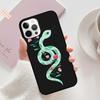 Осенняя змея Иллюстрация Арт Чехол для телефона Cover для iPhone 17 Air 16 16e 15 12 11 13 14 Pro Max Apple Plus Coque
