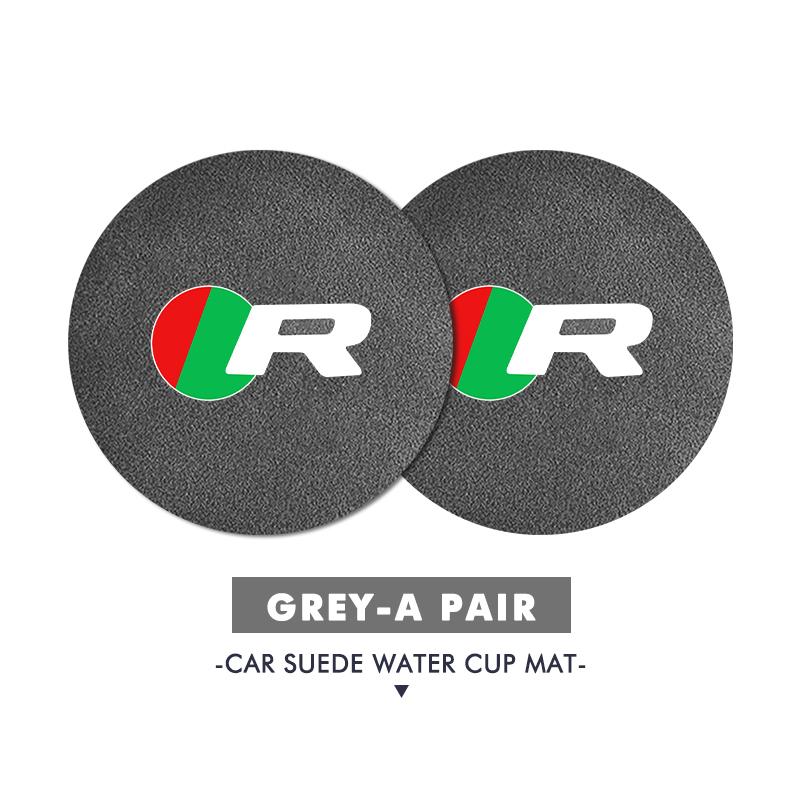 For Jaguar Car Water Cup Mat Coaster Non-Slip Pad Interior Accessories XF XJ XE XK S-Type F-Type X-Type F-Pace I-Pace E-Pace SS4