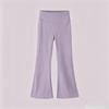 Girls Flared Pants High Waist Yoga Leggings Teenagers Stretch Elastic Waistband Kids Sportswear Trousers Autumn Spring