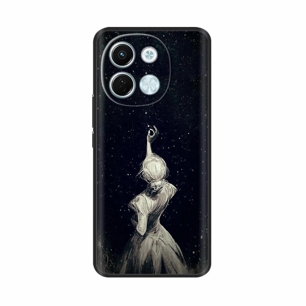 Силиконовый чехол для телефона Tecno Spark 30 5G KL8 / Pova 6 Neo 5G Мягкий силиконовый чехол Модный расписной ударопрочный задний чехол-оболочка Para