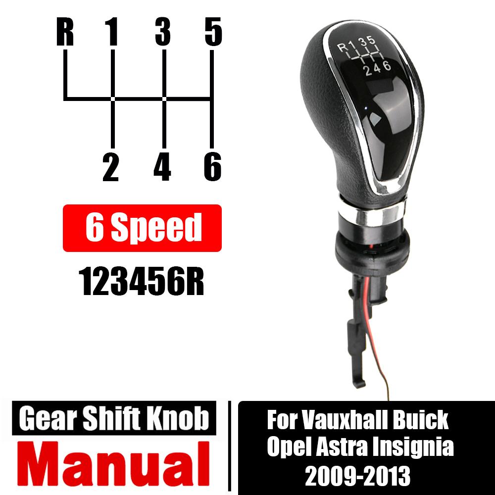 LED Light Car Gear Shift Knob Manual Shifter Lever Gear Knob For Vauxhall Buick Excelle GT/XT Opel Astra ignia 2009 2010-2013