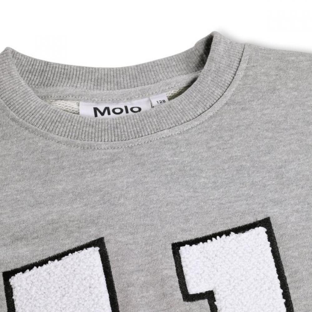 Molo [26ss] 9 12 Years Magni Smile Number Sweatshirt Akis9ts080