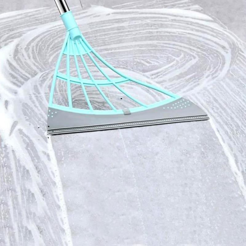 Многофункциональная щетка для пола в ванной комнате, волшебная метла, подметальная машина для ворса, скребок для чистки, подметальная машина