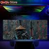 1pc Samurai Warrior Design Mouse Pad Non-Slip Large Mousepad 400X900 PC Computer Keyboard XXL Desk Mat Offices Rug Gaming Mats