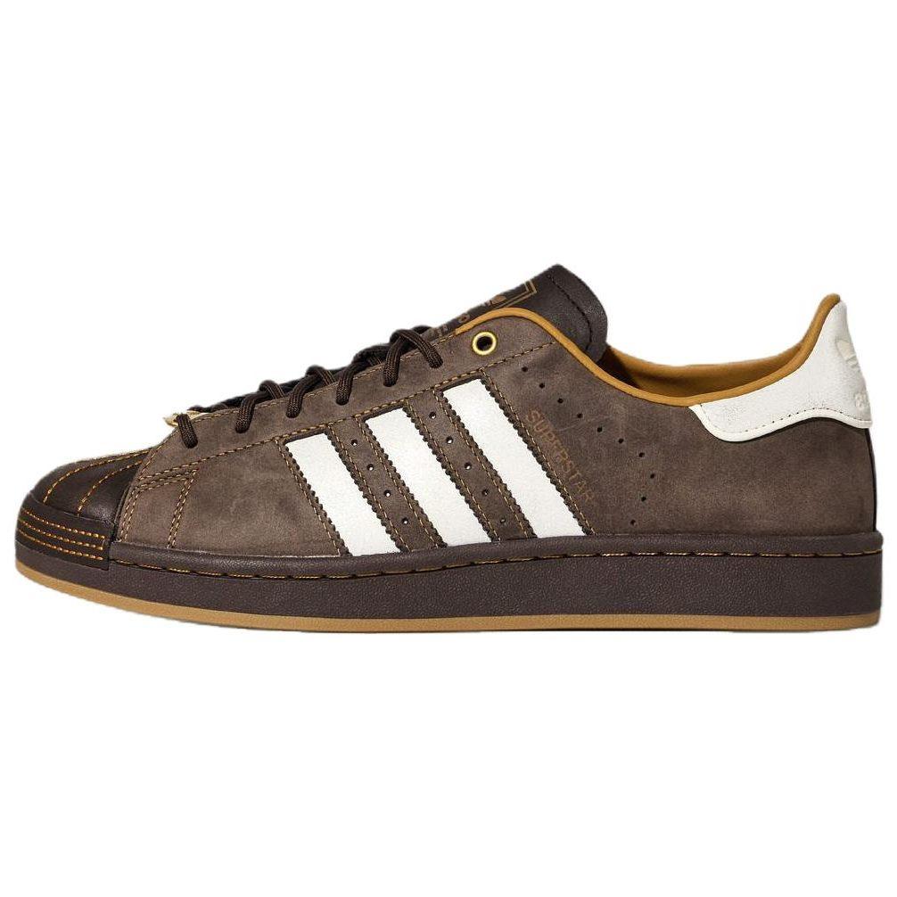 adidas Originals Superstar 2 Низкие Скейтбордические Кроссовки Унисекс Темно-коричневые HP7108