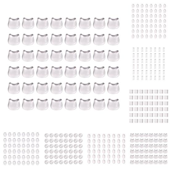 Yousheng 48 шт. Дисплей для лака для ногтей Волнистая форма Неправильная форма Инструмент для нейл-арта Прозрачная доска для цвета ногтей Советы Палитра для показа гель-лака