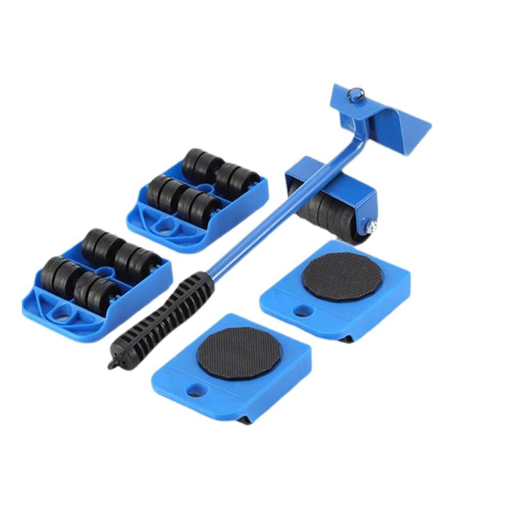 Набор инструментов для подъема и перемещения мебели, с регулируемой высотой подъемного инструмента, шестом и 4 колесами, тележка для перемещения мебели, подъемник для мебели, мобильный слайдер