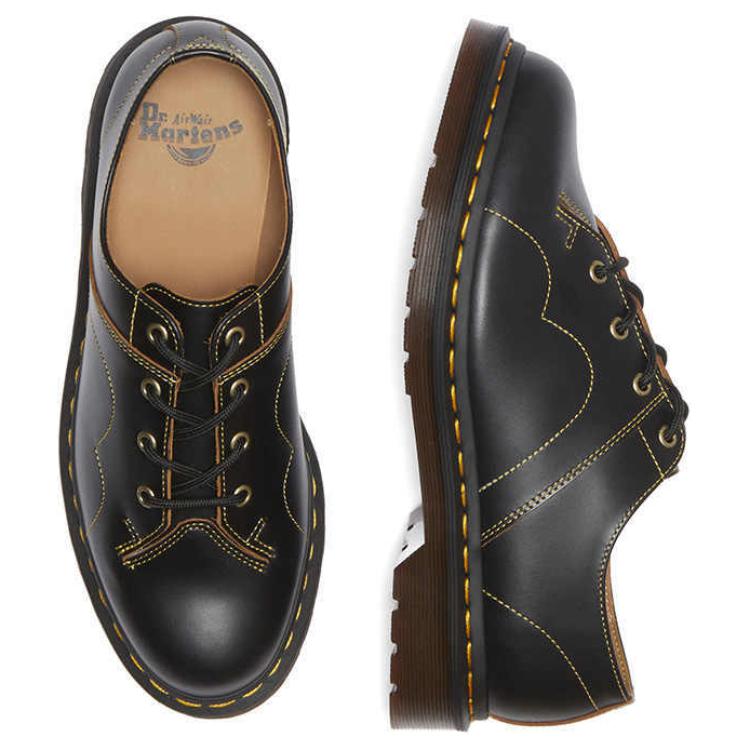 Dr. Martens Amp Church Comfortable Fashion Low-Top Casual Shoes Unisex Casual Shoes Black 40785001