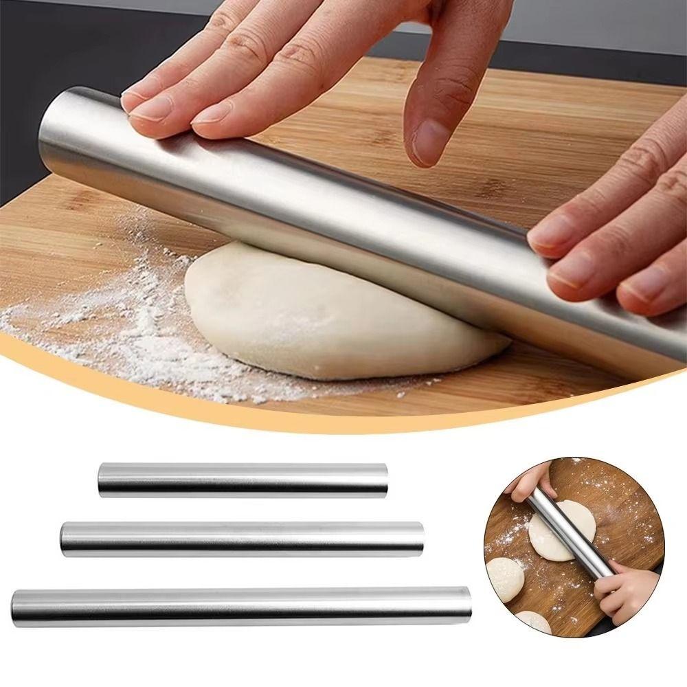 Smooth Surface Non-Stick Rolling Roller 8/10/12inch Pizza Pastry Roller Dough Bake Roller DIY Tool