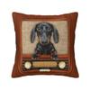 Cute Puppy Dog Dachshund Cushion Cover x cm Polyester Velvet Throw Pillow Case Sofa Chair Living Room Decoration Pillowslip