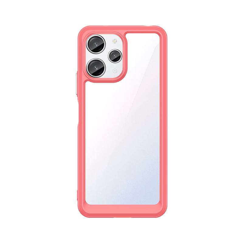 Чехол-накладка для Xiaomi Redmi 12 Для Redmi 12 Funda Shell Жесткий Полупрозрачный Мягкий Бортик Защитный Бампер для Телефона Для Redmi 12