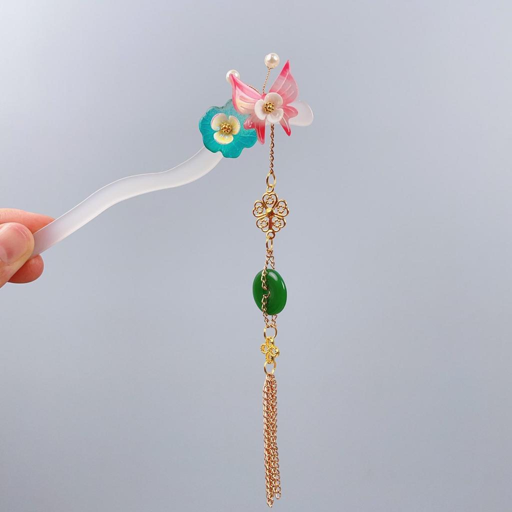 Старинная ретро-китайская шпилька для волос ханьфу для девочек