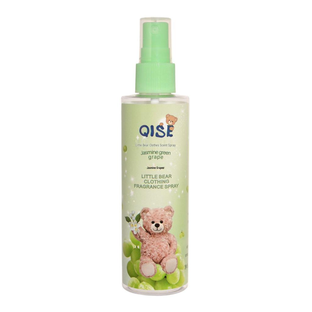 QISE Little Bear Clothing Deodorant Spray - Long-lasting Fresh Scent, Portable & Faux Body Aroma.