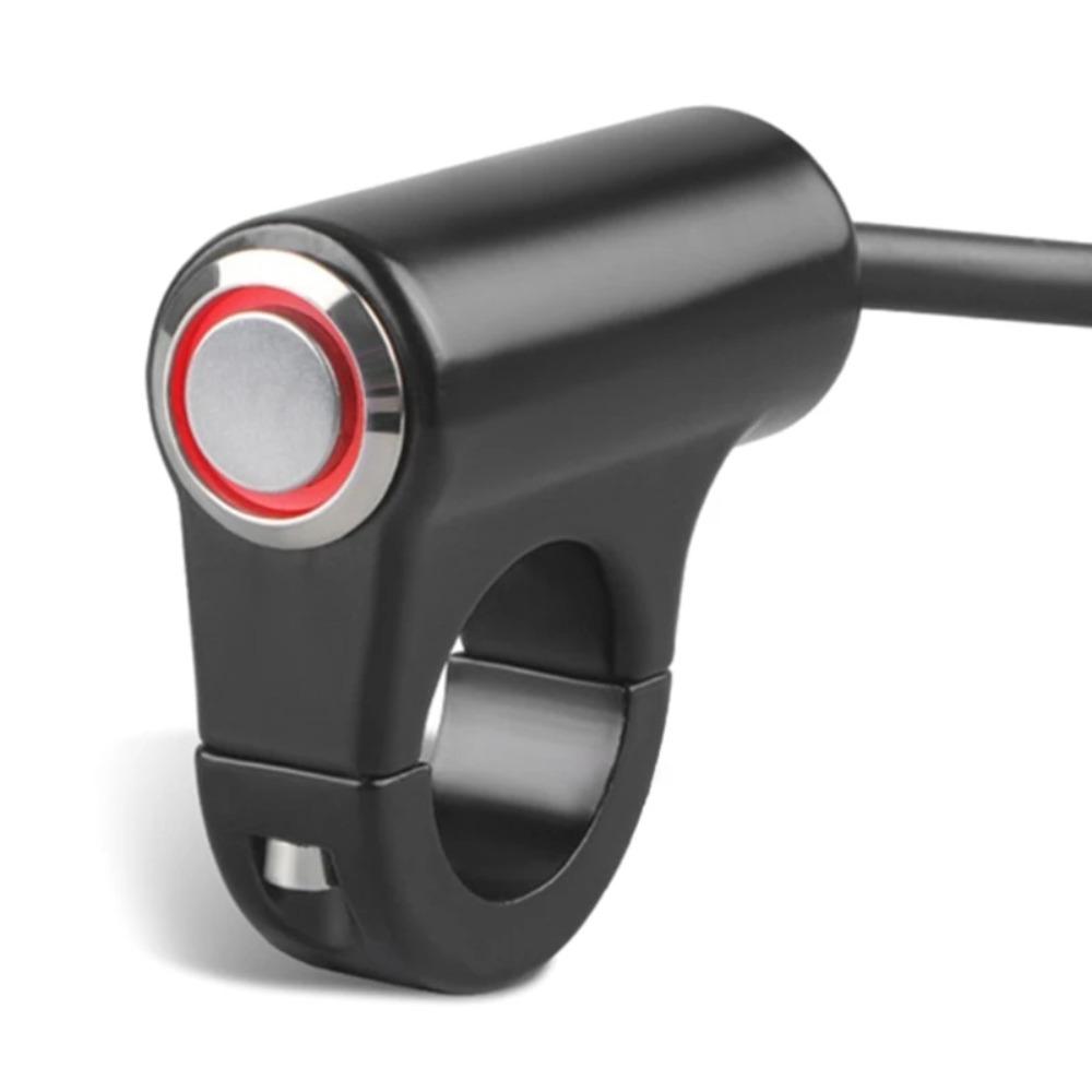 DC 12V Motorcycle Handlebar Switch ON/OFF Light Push Button Universal Applicationsories