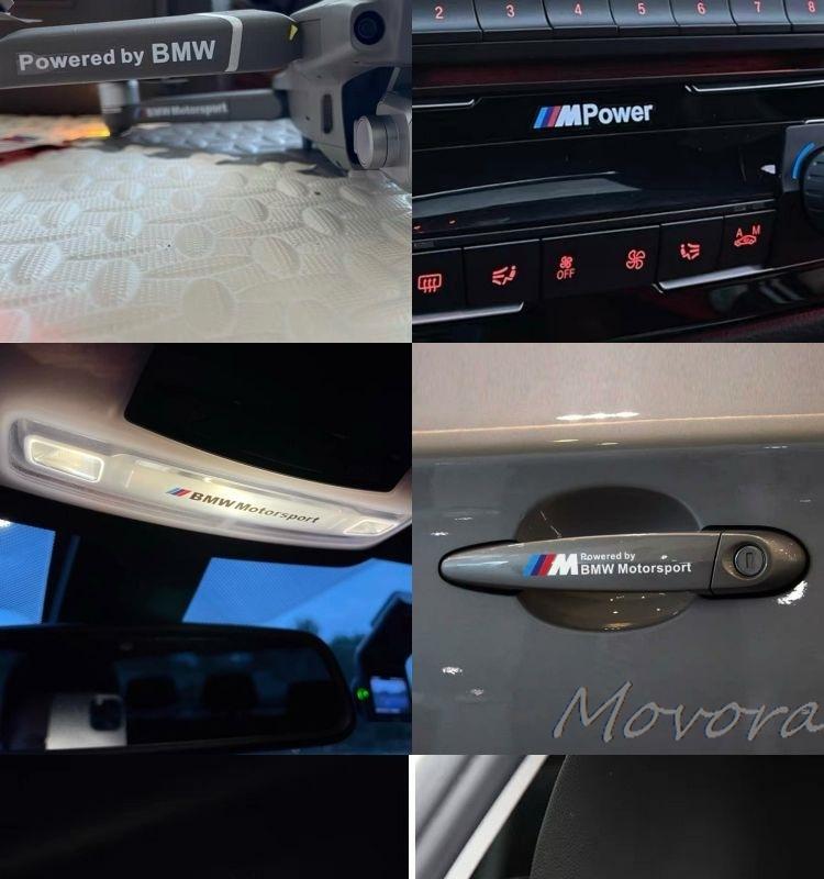 New For Bmw M 50TH Power Performance E28 E30 E34 E36 E46 E60 E90 F84 Reflective Motorcycle Sticker Decals Tank Logo Stickers HGB46