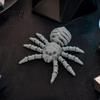 Декорация Паук-Череп 3D-печатная фигурка скелета Сочлененные суставы Ужас Хэллоуин Настольная
