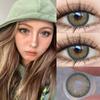 Контактные линзы Mill Creek для близорукости (0~-8.00) Натуральные удобные коричневые/серые/черные/светло-коричневые контактные линзы, срок использования 6 месяцев