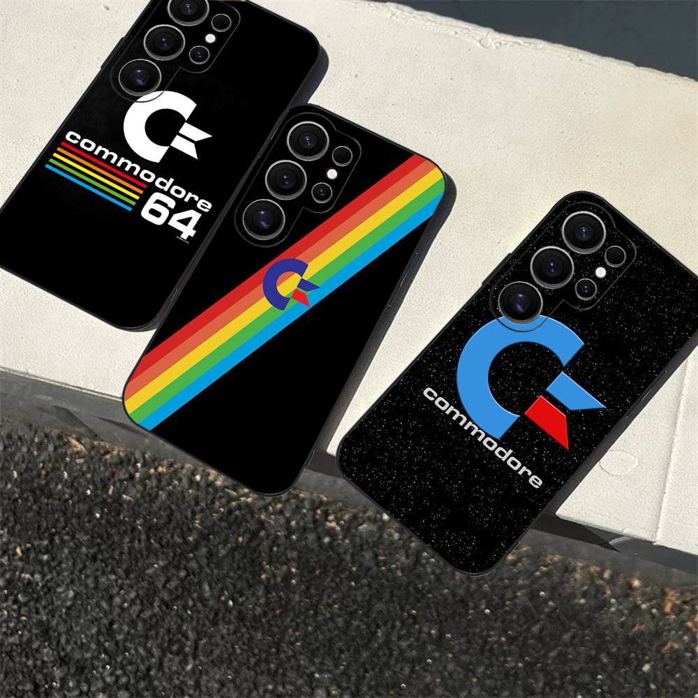 C-Commodore 64 Phone Case Silicone PC+TPU For Samsung S10 20 30 22 23 24 Plus Lite Ultra Cover