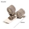 Supplies Triple Orifice Portable Single Hole Double Opening Spring Pen Clip Metal Pencil Holder