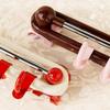 Wall Rotating Sliding Hooks Waterproof Plastic Wall Towel Hooks Space Saving Paste-on Kitchen Storage Hooks for Home