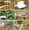 AIMOONSA Kit jardinage 10 pièces violet - pelles, râteaux, ciseaux, désherbeur, pulvérisateur, poignée ergonomique