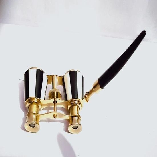 Монокулярный морской бинокулярный телескоп с отделкой из твердой латуни, перламутровый предмет для декора дома, офиса, подарок