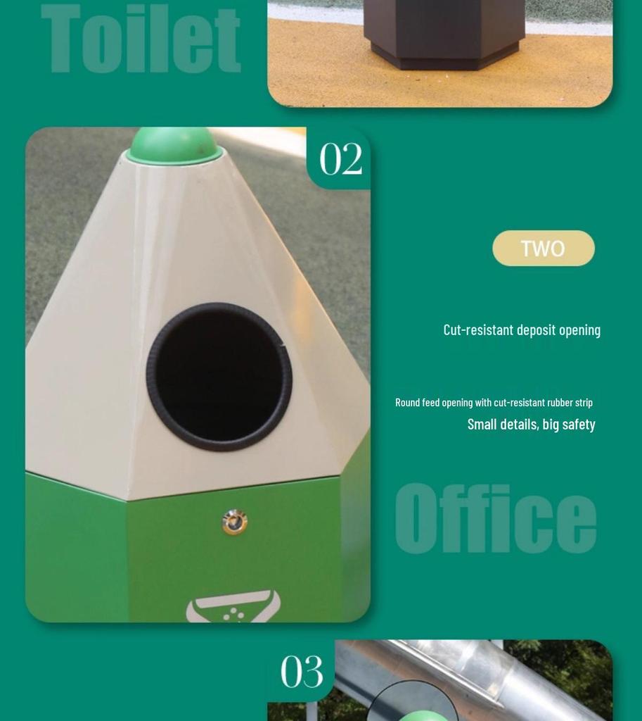 Мультяшный Креативный Уличный Детсадовский Игровой Площадка Мусорный Бак