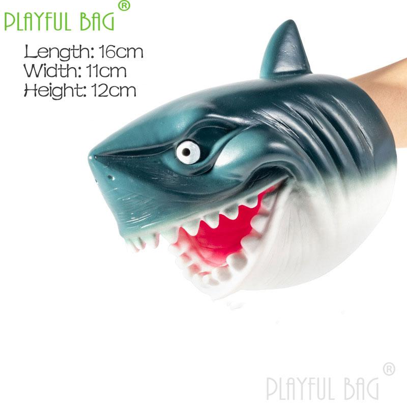 Новая и забавная имитация мягкого клея, рука акулы, кукольная эмаль, моделирование животных, детское;интересная игрушка для декомпрессии