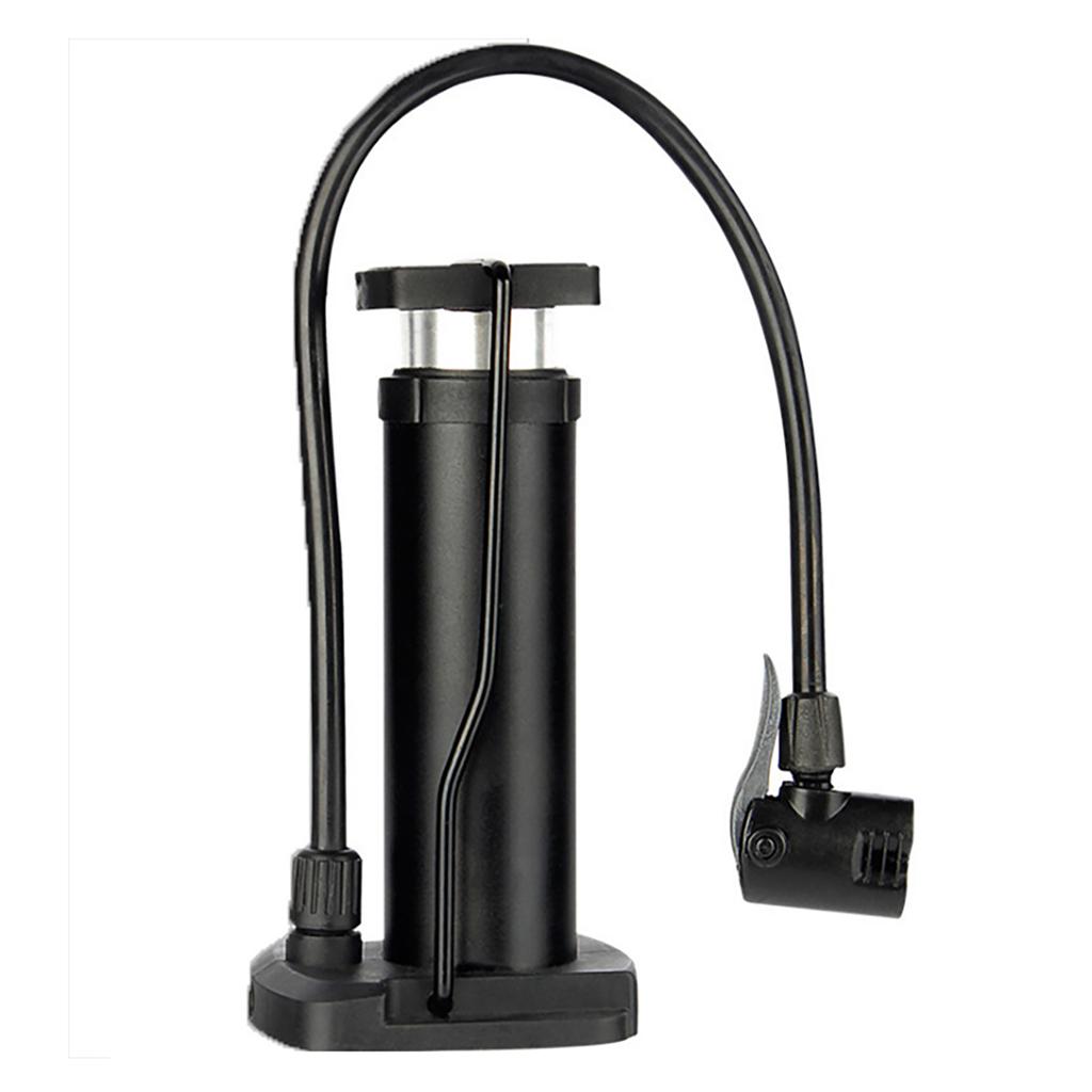 High Pressure Bike Pump Household Portable Mini Floor Pump for Mountain Bike Electric Bicycle Basketball Black Standard
