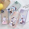 Genshin Impact Ganyu Phone Case For IPhone 13 12 11 Mini Pro Max XS X Max XR 8 7 Plus SE 2022 Skin Color Phone Cover