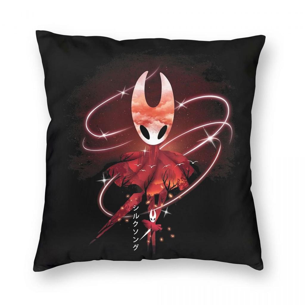 Hollow Knight Silksong Hornet Pillowcase Double-sided Printing Polyester Cushion Cover Decorations Throw Pillow Case Cover Car