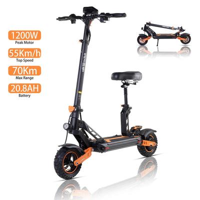 Электросамокат Складной Kukirin G2 Max 1200W Мотор Электросамокат Для Взрослого Максимальная Скорость 55КМ/ч 48В 20.8Ач Запас Хода 70Км Нагрузка 120кг