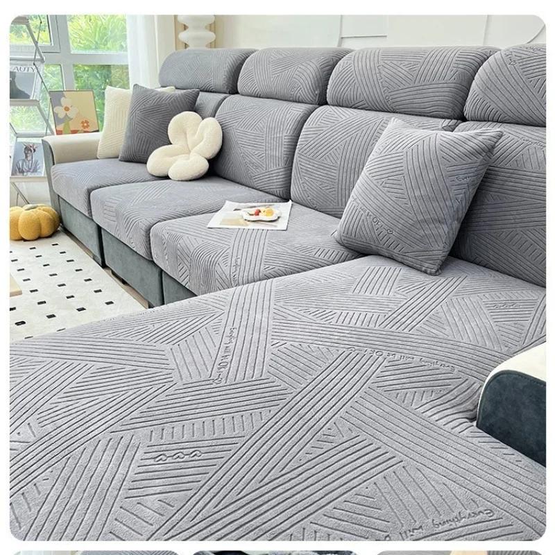 1 шт. Эластичный чехол на диван Регулируемый чехол на диван Подушка сиденья Энергосберегающий чехол L-образный Угловой чехол для дивана Чехол 1/2/3/4-местный
