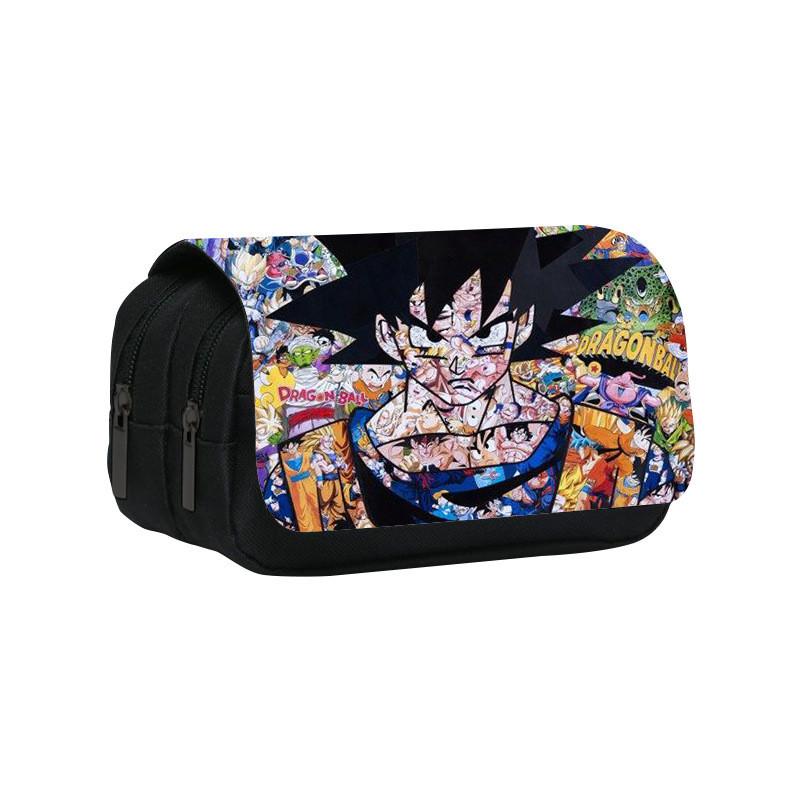 Dragon Ball Nylon School Pencil Bag With Spacious Storage For Middle School And Teens