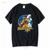 Винтажная мужская футболка BraveStarr S 5XL с длинным или коротким рукавом, винтажный стираный топ для повседневной носки, повседневный, мужской, удобный