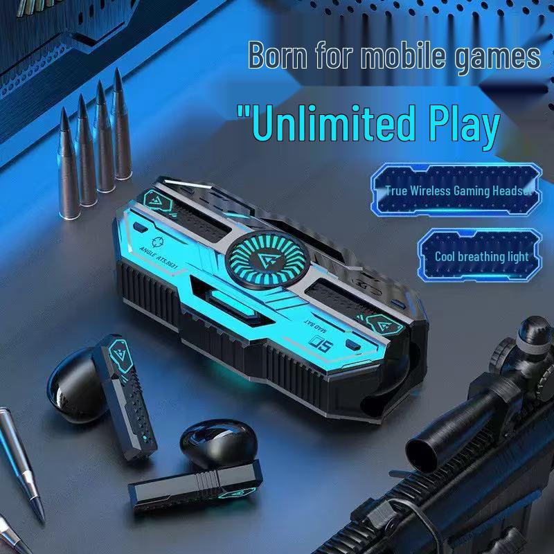 Беспроводная игровая Bluetooth-гарнитура X37: Шумоподавление, Низкая задержка, Меха-стиль, Долгое время работы от аккумулятора.