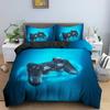 Game Duvet Cover Set 3D Gamepad Comforter Cover For Kids Boys Gamer Video Game Polyester Quilt Cover Kids Bedding Set King Size