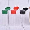 5Pc Plastic Spice Salt Pepper Shakers Seasoning Jar Bbq Condiment Vinegar Bottle