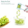 Grape Cutter Slicer for Toddlers Baby Quarter Grapes Cherry Tomatoes Quick Fruit Cutting Tool for Salad Cake Decoration