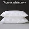 Pillow Core Protector Padded Pillowcase with Zipper Breathable Machine Washable Pillow Cover for Protecting Pillow from Sweat Stains Saliva