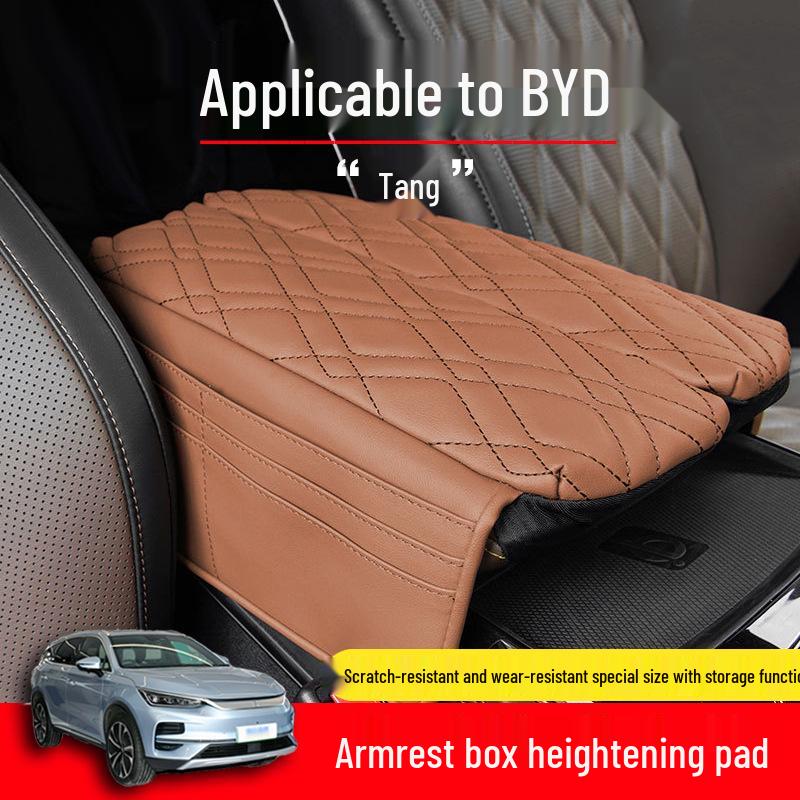 Чехол на подлокотник BYD Tang: Увеличение высоты и защитная внутренняя модификация центральной накладки DMI/EV