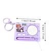 Portable Electronic Drum Keychain Recording Function Music Keychain  Small Toy