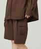 EASE Utility Wind Bermuda Pants_Brown_Unisex