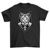 Gothic_42 Cat T-shirt - Funny and Mysterious! 100% Cotton, Unisex Printed Design