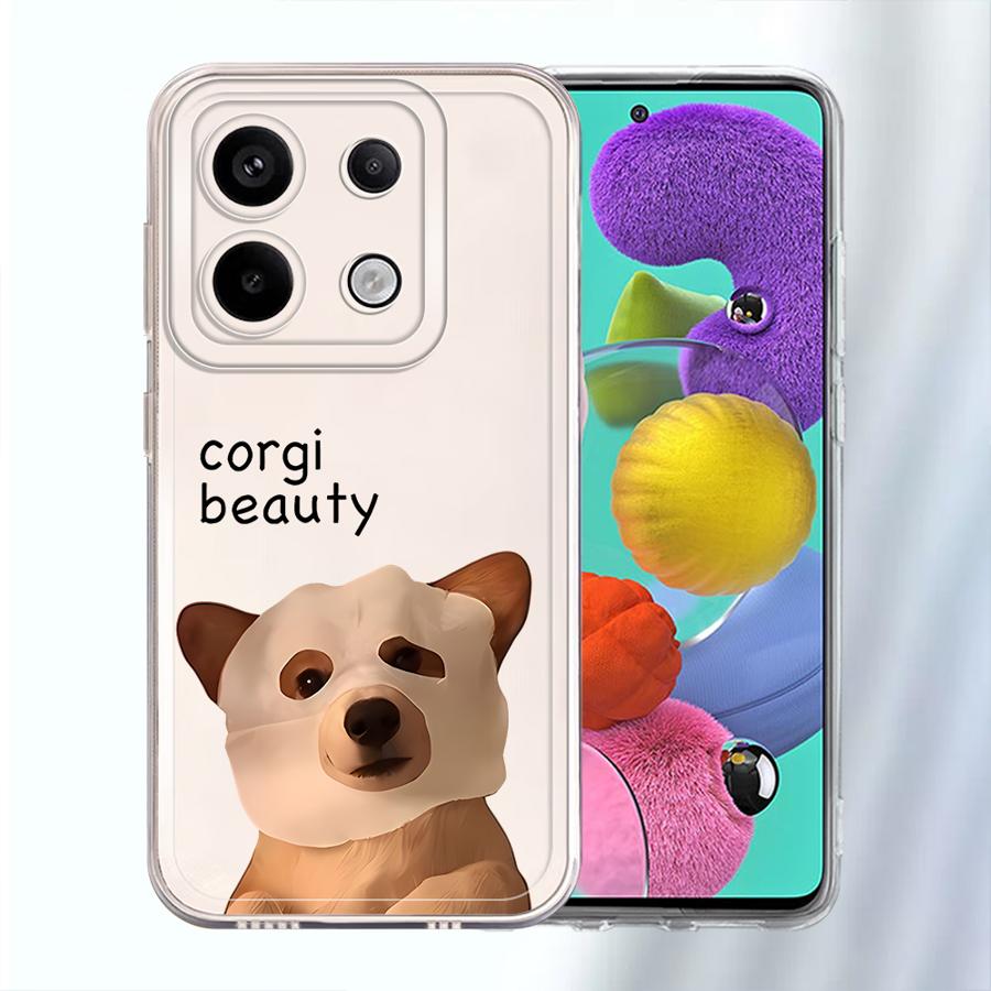 Смешной Чехол-Крышка для Телефона с Рисунком Кошки и Собаки для Xiaomi Redmi Note 14 Pro Plus 11 12S 13C 11S Note 13 10S 14C 12 A4 9 10