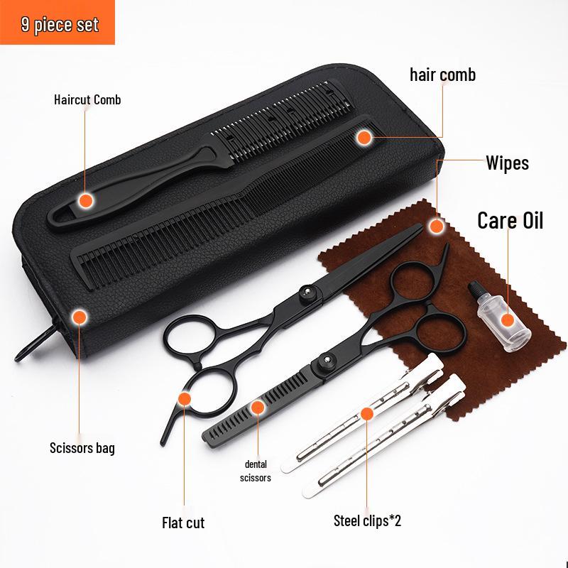 Набор парикмахерских ножниц: Прямые, Тонкие, Бытовые и Ножницы для Начинающих для Точной Стрижки Волос