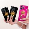 Чехол для OPPO Realme Note 80 2026 Новый Милый С буквами Корона Мягкий Силиконовый Чехол для Телефона Для Realme Note 80 4G Funda Note80 Задние Чехлы