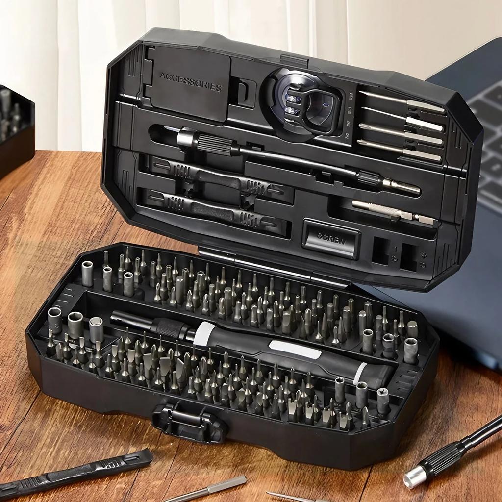 Набор прецизионных отверток, Комплект инструментов для ноутбука, Профессиональный набор отверток для ремонта компьютера 152 в 1, Torx-отвертка T5 T6